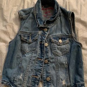 Aeropostale jean vest